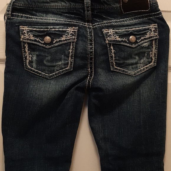 SILVER Aiko Low Rise Capri Jeans 26x24 - Picture 3 of 4